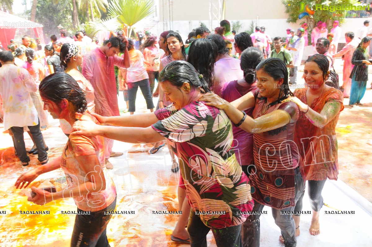 Big Fat Holi Bash 2012 at Taj Banjara