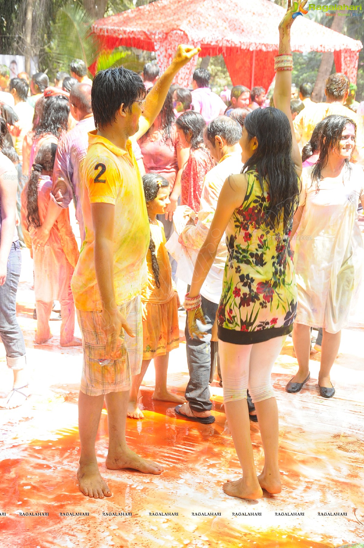 Big Fat Holi Bash 2012 at Taj Banjara