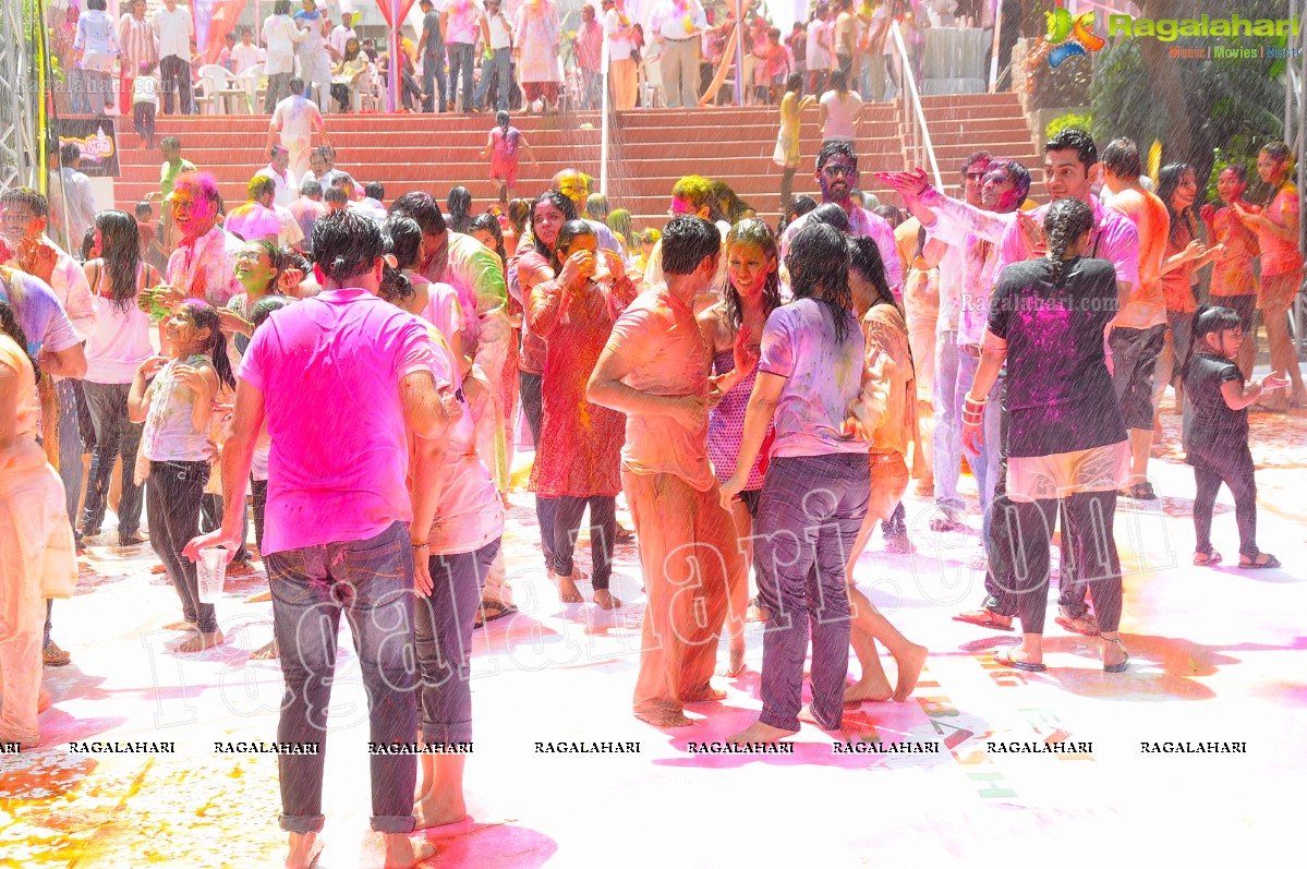 Big Fat Holi Bash 2012 at Taj Banjara