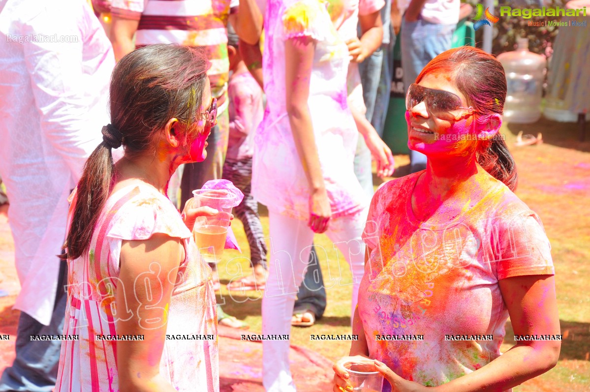 Big Fat Holi Bash 2012 at Taj Banjara