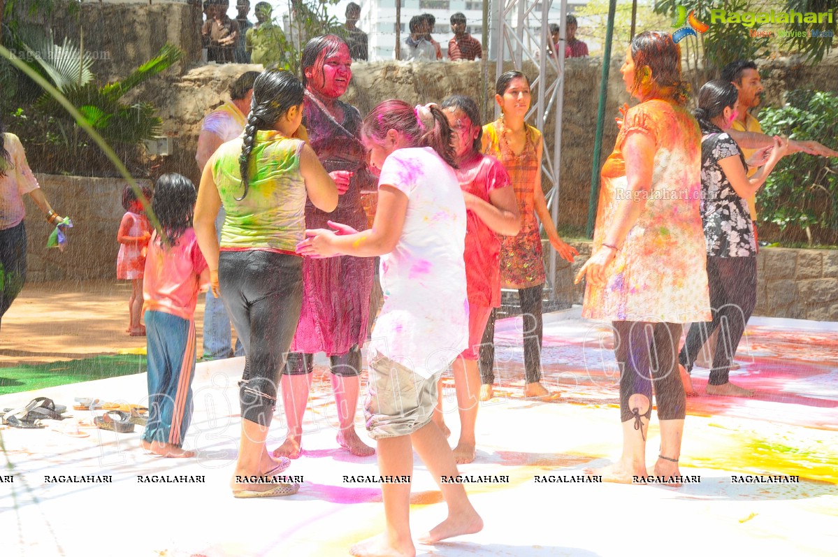 Big Fat Holi Bash 2012 at Taj Banjara