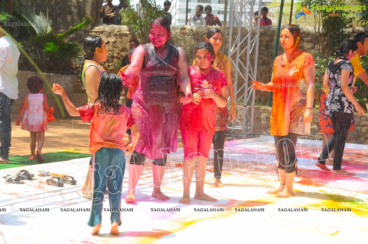 Big Fat Holi Bash 2012 at Taj Banjara