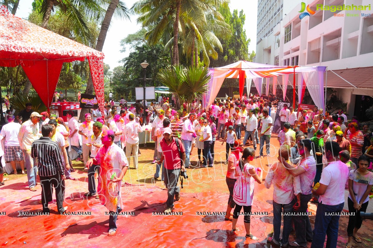 Big Fat Holi Bash 2012 at Taj Banjara