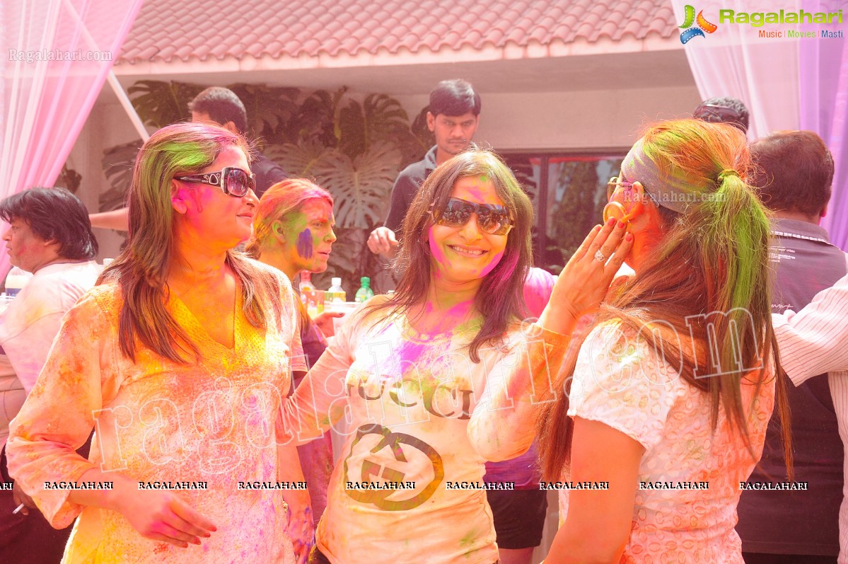 Big Fat Holi Bash 2012 at Taj Banjara