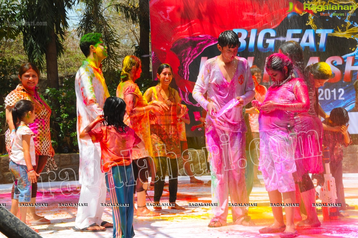 Big Fat Holi Bash 2012 at Taj Banjara