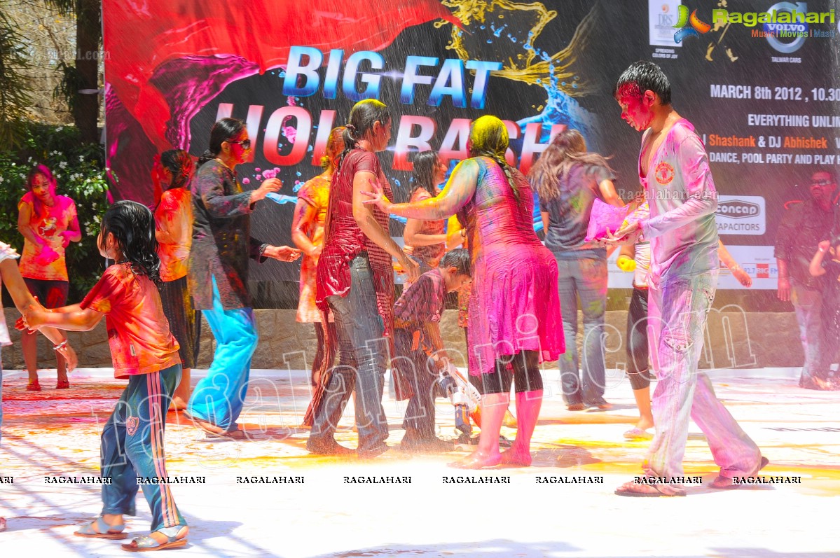 Big Fat Holi Bash 2012 at Taj Banjara