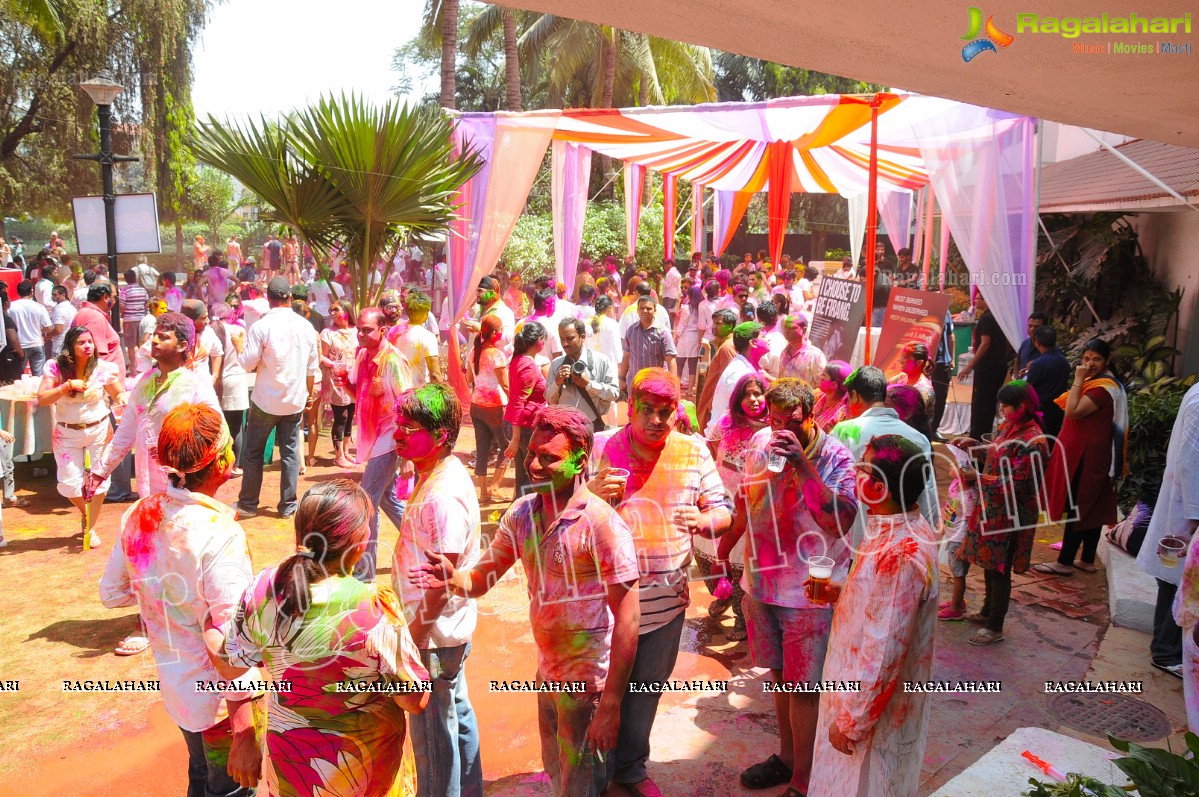 Big Fat Holi Bash 2012 at Taj Banjara