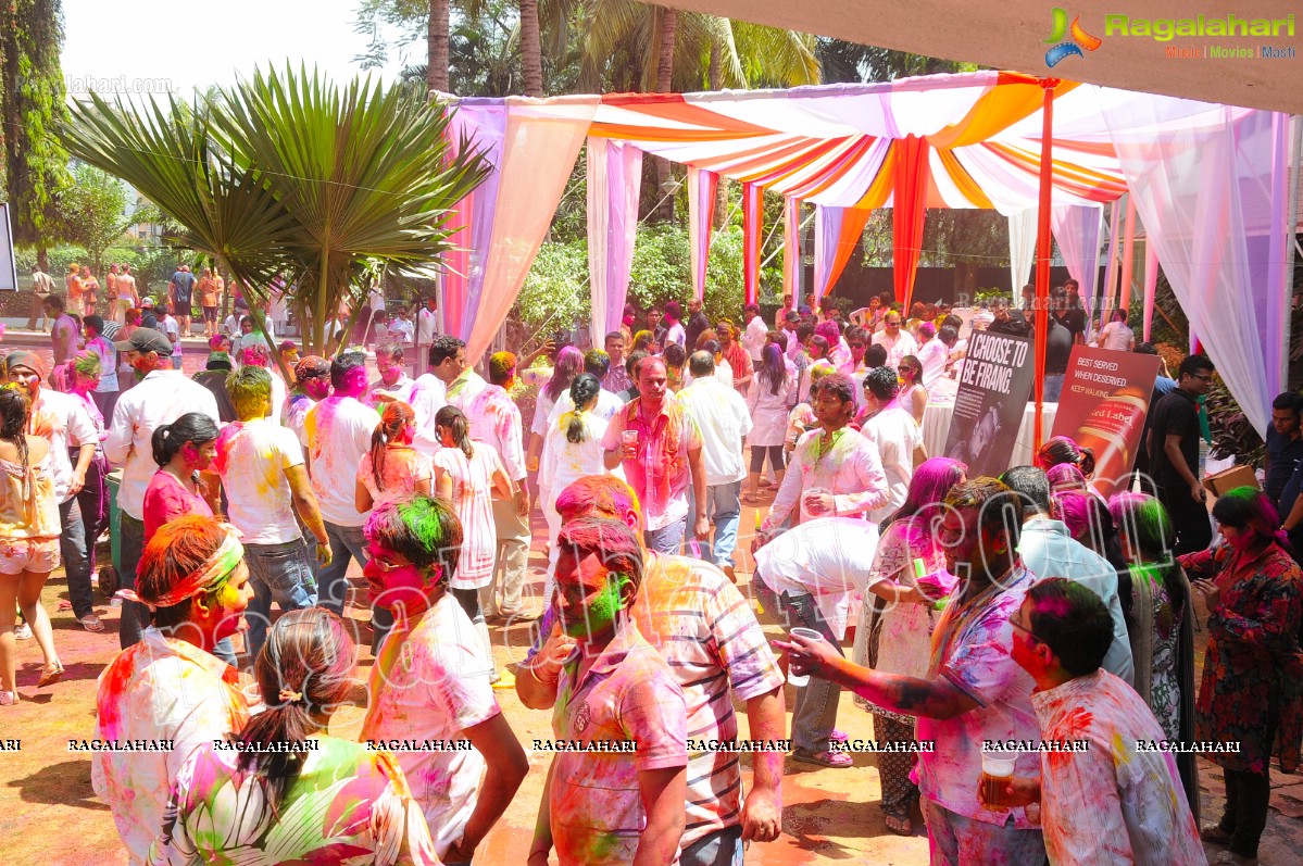 Big Fat Holi Bash 2012 at Taj Banjara