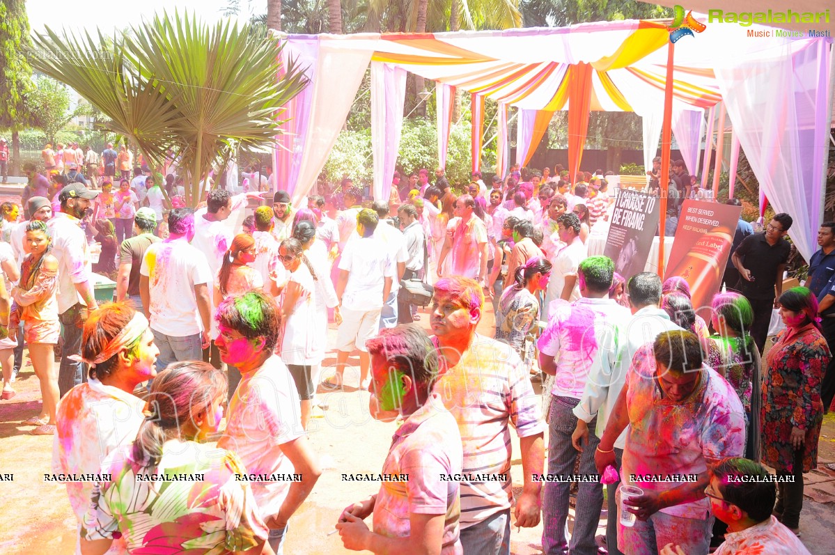 Big Fat Holi Bash 2012 at Taj Banjara