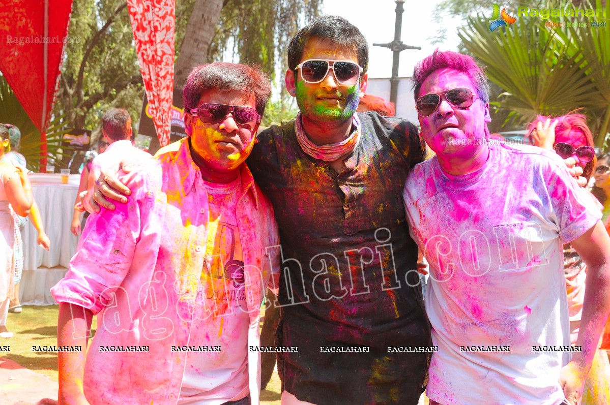 Big Fat Holi Bash 2012 at Taj Banjara