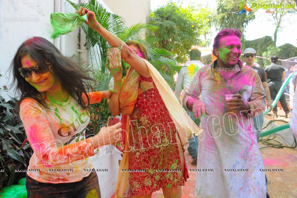 Big Fat Holi Bash 2012 at Taj Banjara