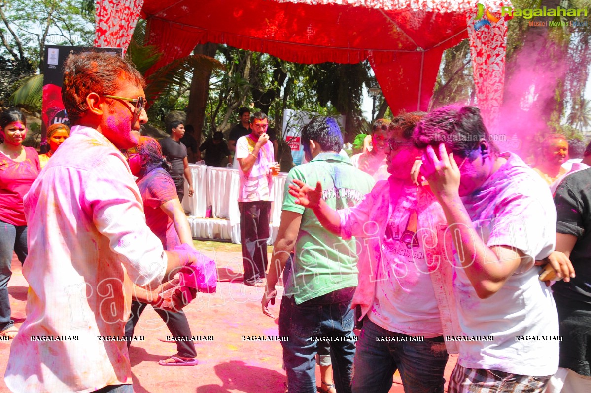 Big Fat Holi Bash 2012 at Taj Banjara