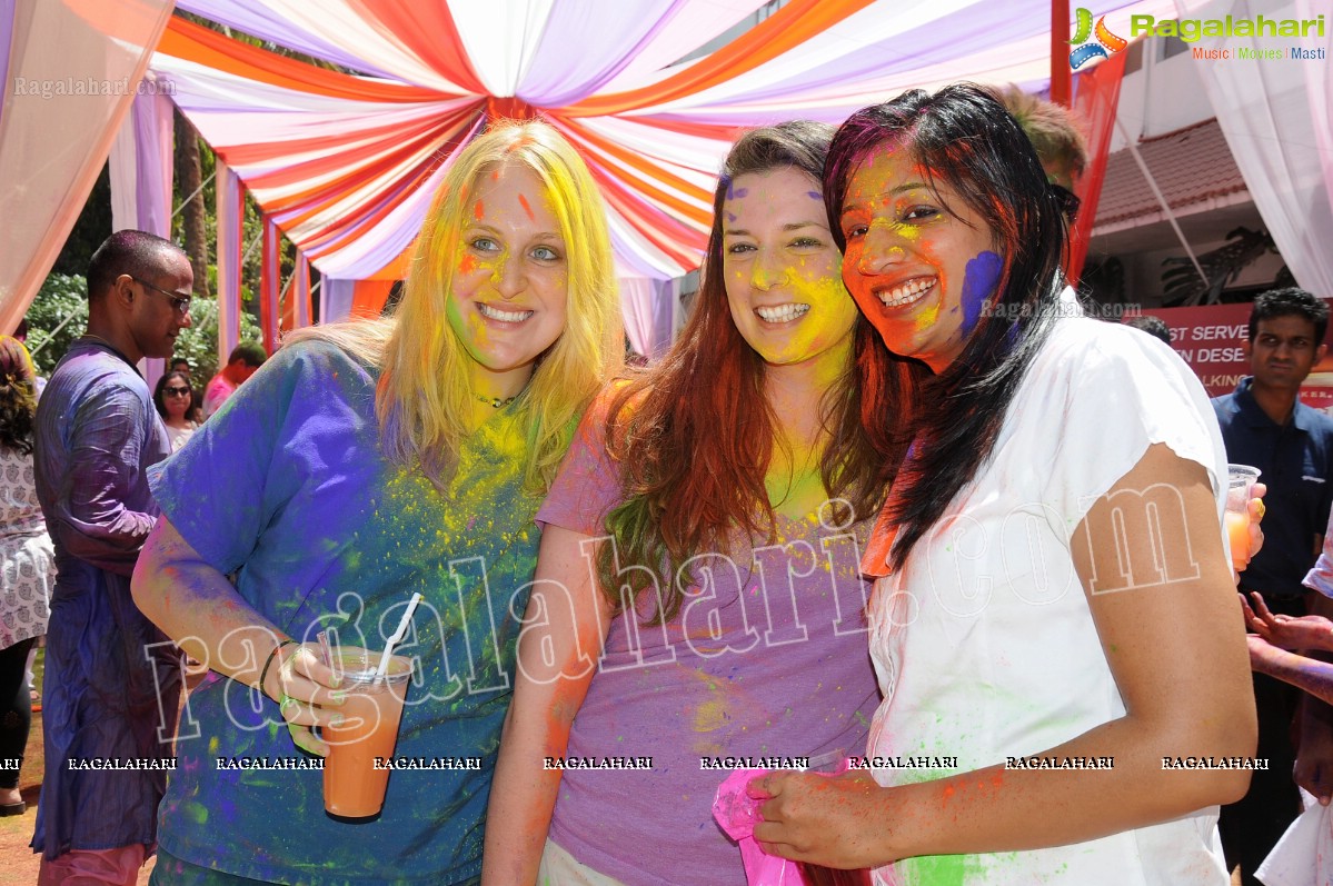 Big Fat Holi Bash 2012 at Taj Banjara