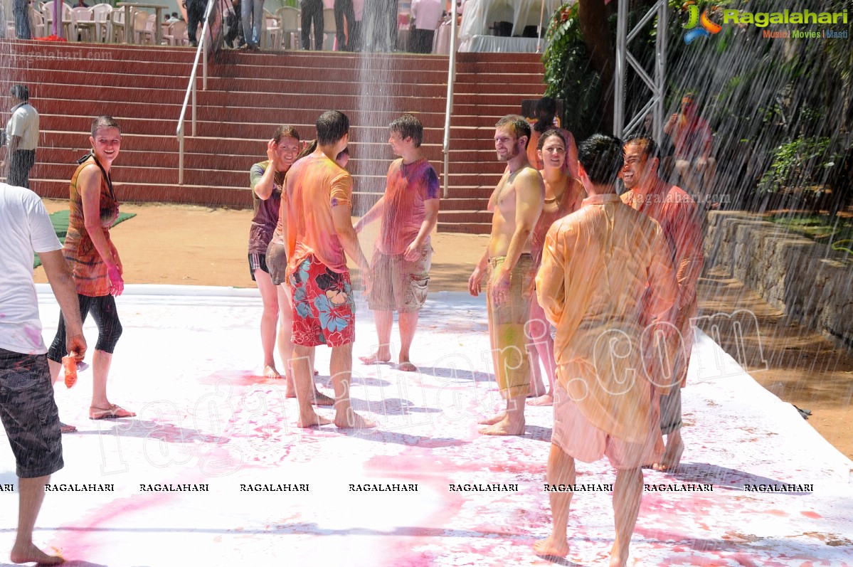 Big Fat Holi Bash 2012 at Taj Banjara