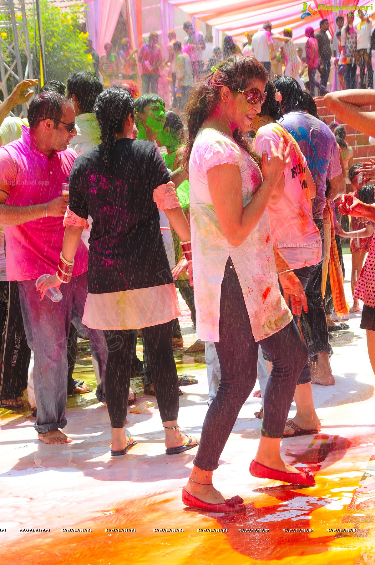 Big Fat Holi Bash 2012 at Taj Banjara