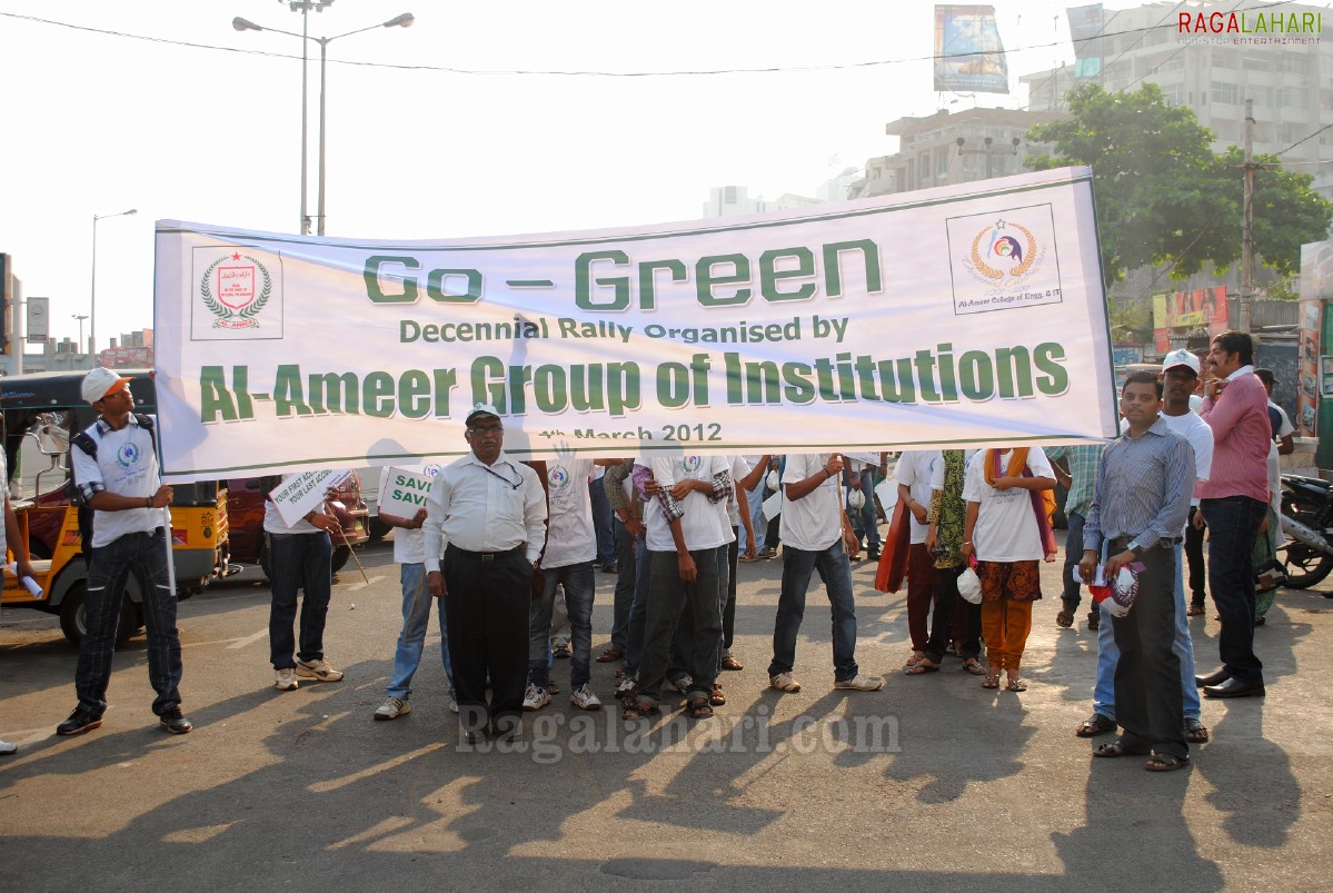 Go-Green Rally by Al-Almeer College of Engineering, Vizag