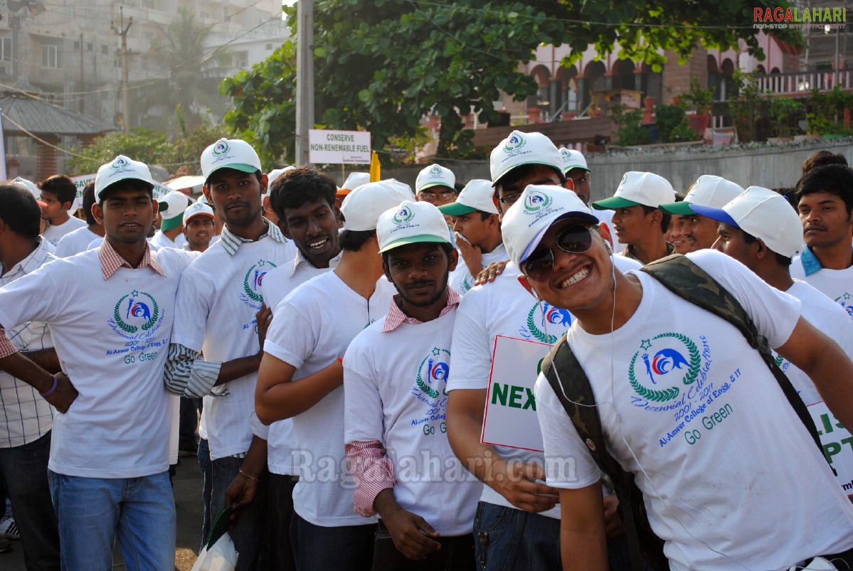 Go-Green Rally by Al-Almeer College of Engineering, Vizag