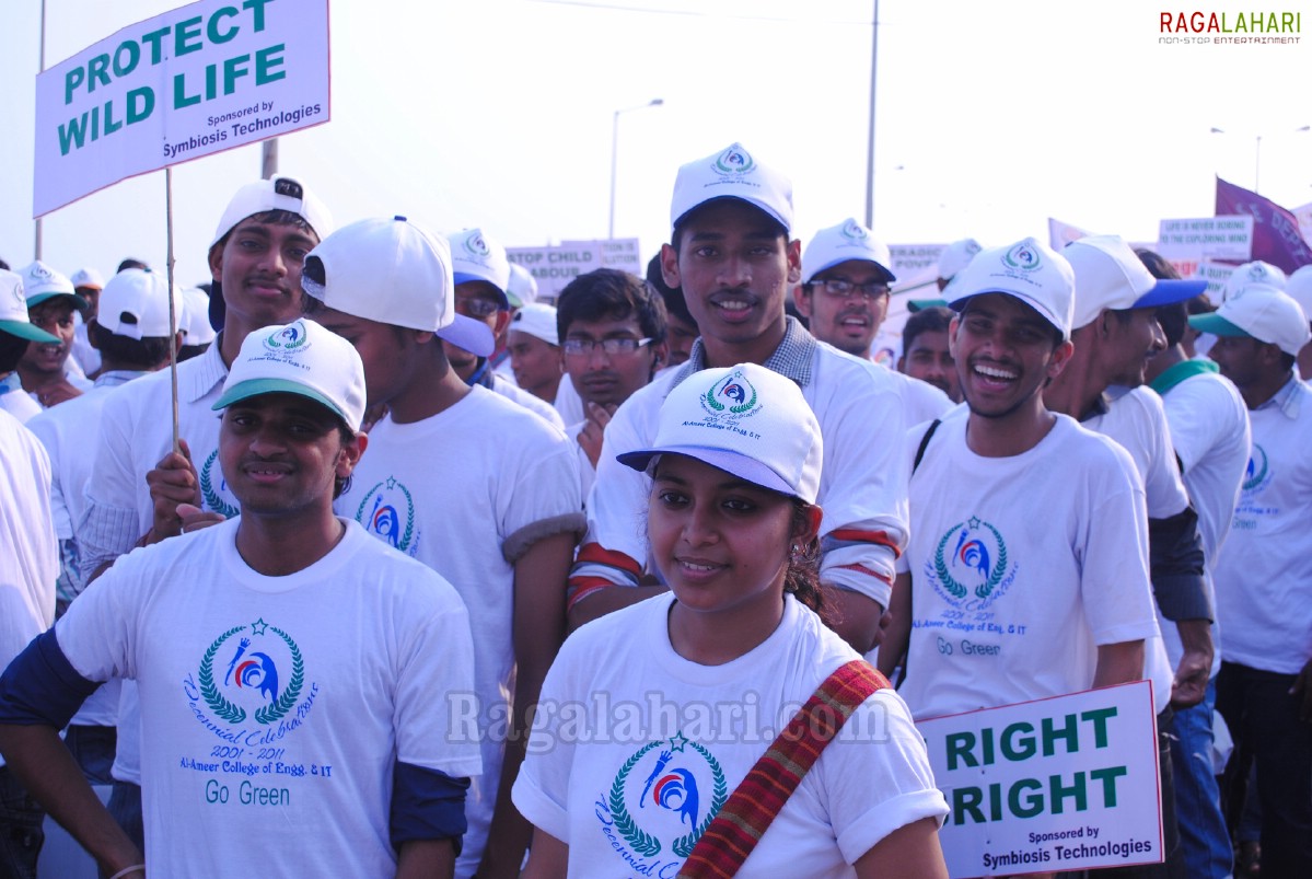 Go-Green Rally by Al-Almeer College of Engineering, Vizag