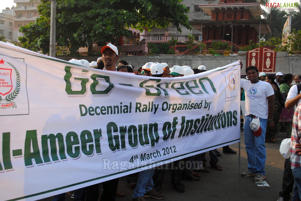 Go-Green Rally by Al-Almeer College of Engineering, Vizag
