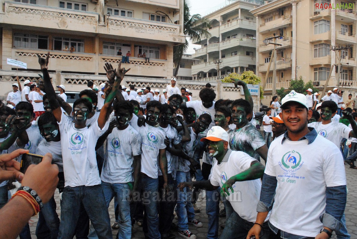 Go-Green Rally by Al-Almeer College of Engineering, Vizag