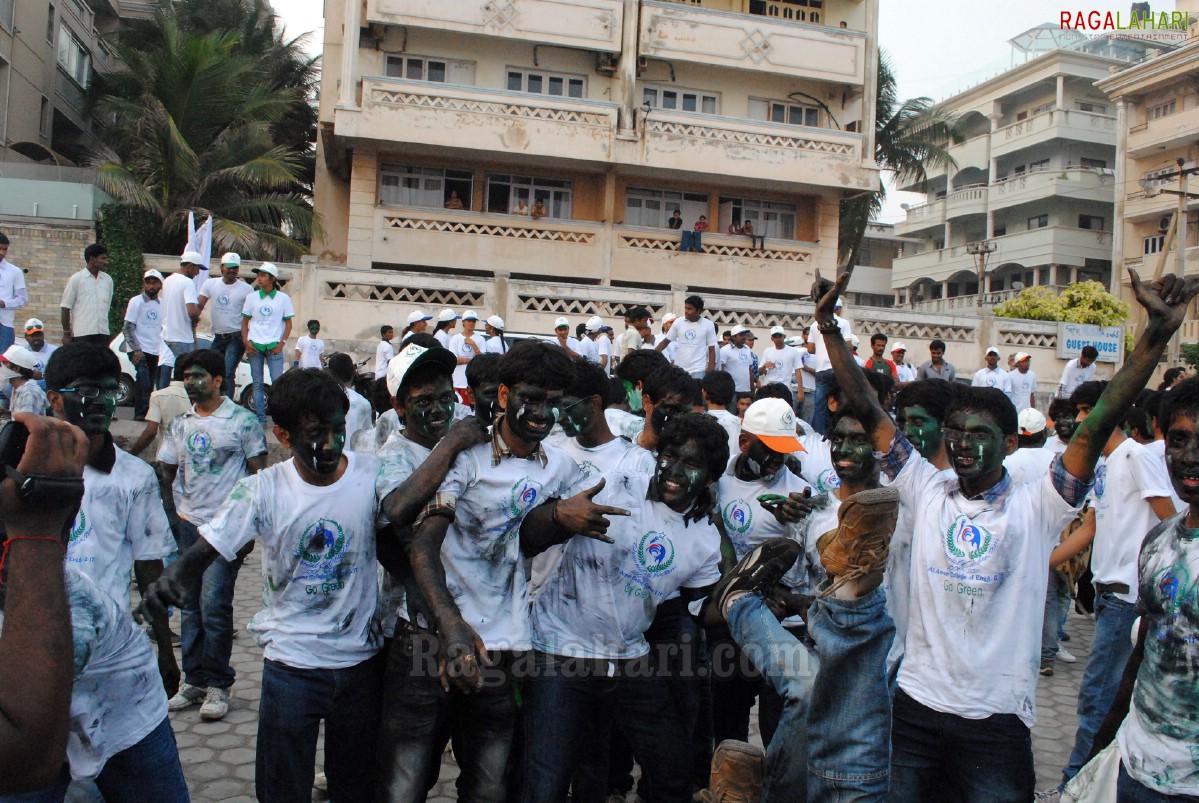 Go-Green Rally by Al-Almeer College of Engineering, Vizag