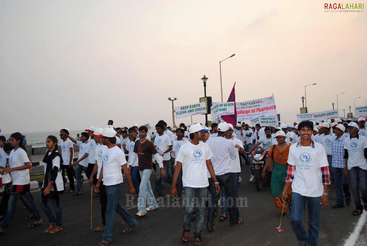 Go-Green Rally by Al-Almeer College of Engineering, Vizag