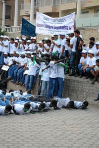 Go-Green Rally by Al-Almeer College of Engineering, Vizag