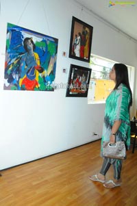 Nithin Nagari & DC Sastagar Art Exhibition at Beyond Coffee