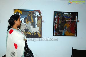 Nithin Nagari & DC Sastagar Art Exhibition at Beyond Coffee