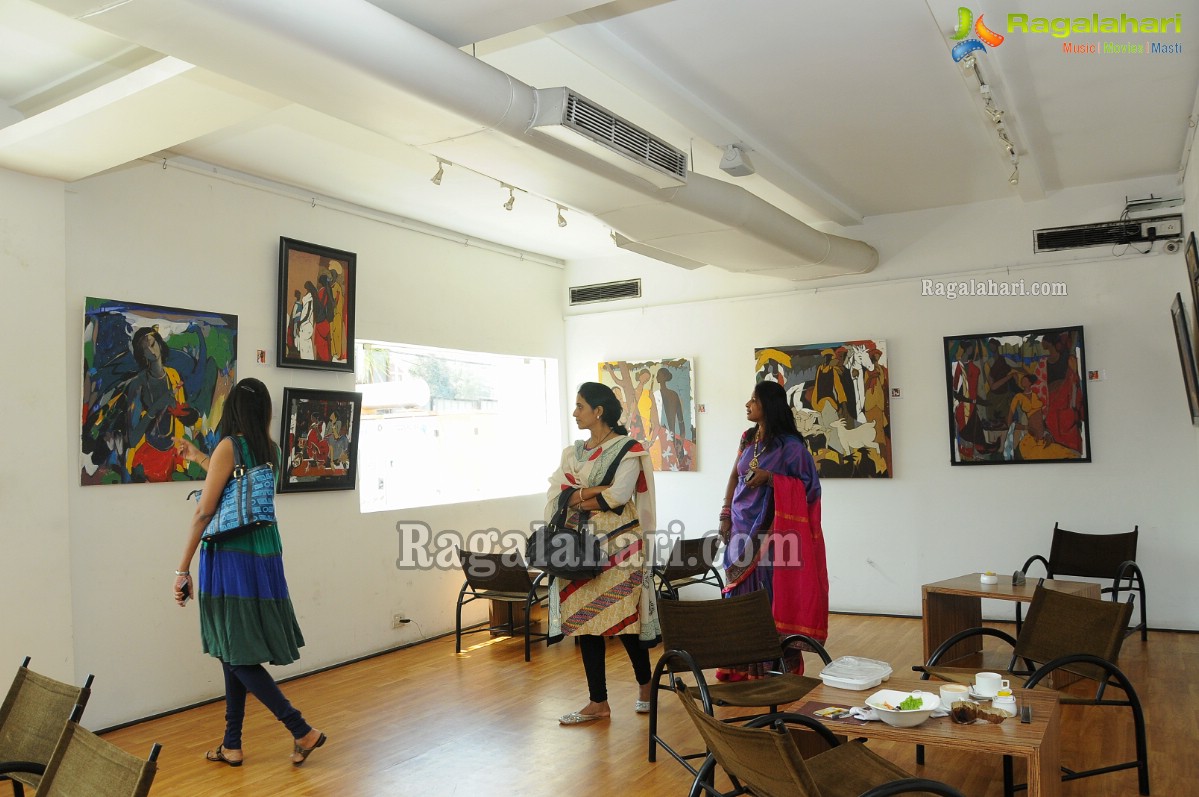 Nithin Nagari & DC Sastagar Art Exhibition at Beyond Coffee