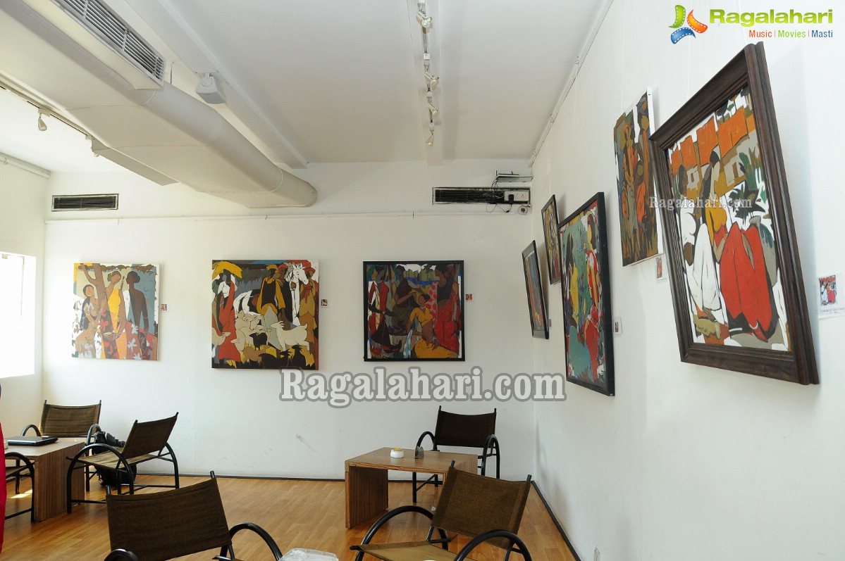 Nithin Nagari & DC Sastagar Art Exhibition at Beyond Coffee