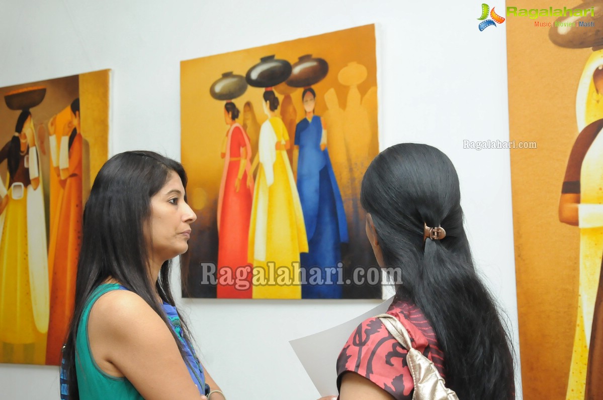 Nithin Nagari & DC Sastagar Art Exhibition at Beyond Coffee