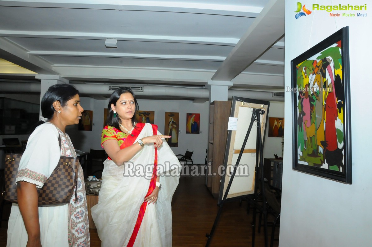 Nithin Nagari & DC Sastagar Art Exhibition at Beyond Coffee