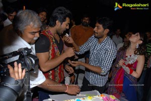 Ram Charan Birthday Celebrations on Racha Sets