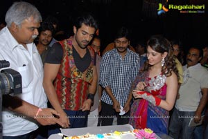 Ram Charan Birthday Celebrations on Racha Sets