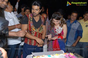 Ram Charan Birthday Celebrations on Racha Sets