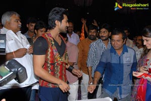 Ram Charan Birthday Celebrations on Racha Sets