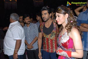 Ram Charan Birthday Celebrations on Racha Sets