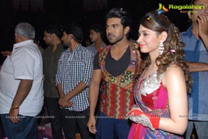 Ram Charan Birthday Celebrations on Racha Sets