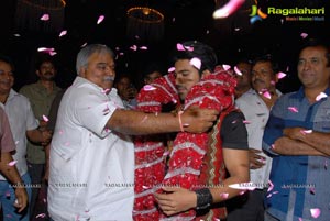 Ram Charan Birthday Celebrations on Racha Sets