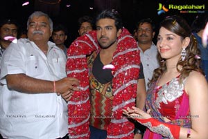 Ram Charan Birthday Celebrations on Racha Sets