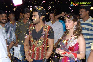 Ram Charan Birthday Celebrations on Racha Sets