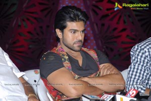 Ram Charan Birthday Celebrations on Racha Sets