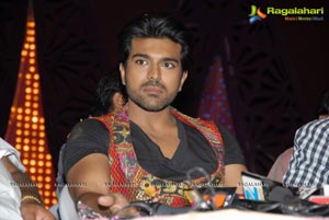 Ram Charan Birthday Celebrations on Racha Sets