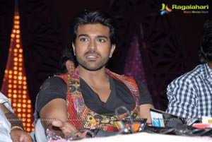 Ram Charan Birthday Celebrations on Racha Sets