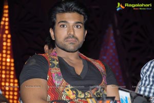 Ram Charan Birthday Celebrations on Racha Sets