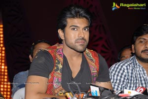 Ram Charan Birthday Celebrations on Racha Sets