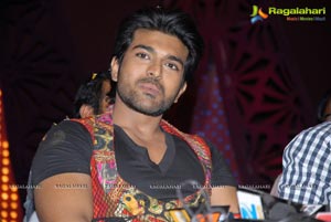 Ram Charan Birthday Celebrations on Racha Sets