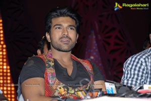 Ram Charan Birthday Celebrations on Racha Sets