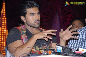 Ram Charan Birthday Celebrations on Racha Sets